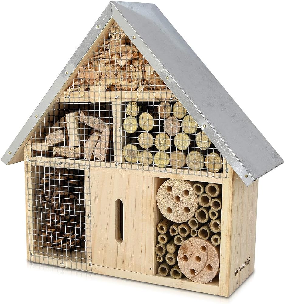 Insektenhotel aus Holz XL – Nisthilfe für Bienen & Nützlinge