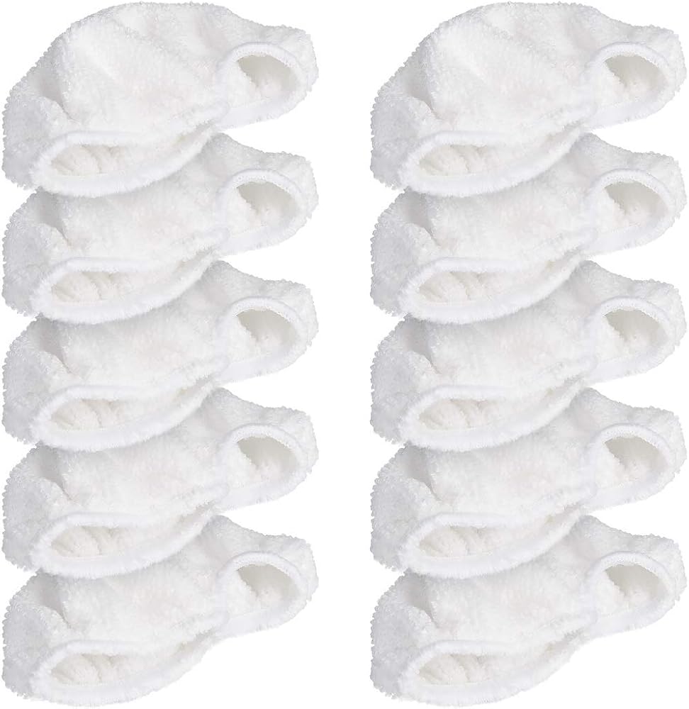 10x Mikrofaser-Ersatztücher für Dampfreiniger