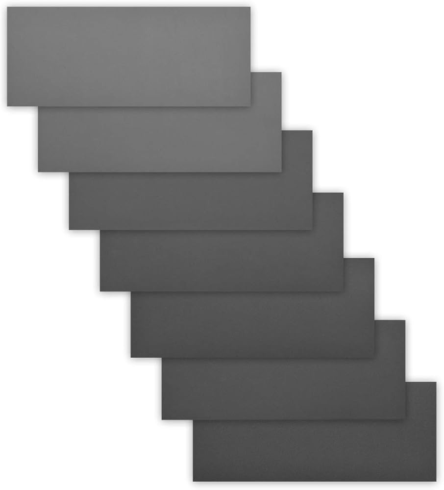 42x Schleifpapier Nass & Trocken – Körnung 800–3000