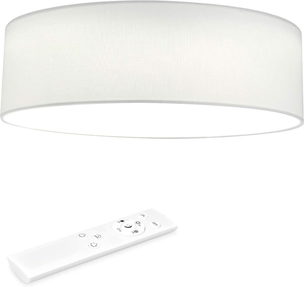 LED Deckenleuchte 40 cm rund – dimmbar mit Fernbedienung