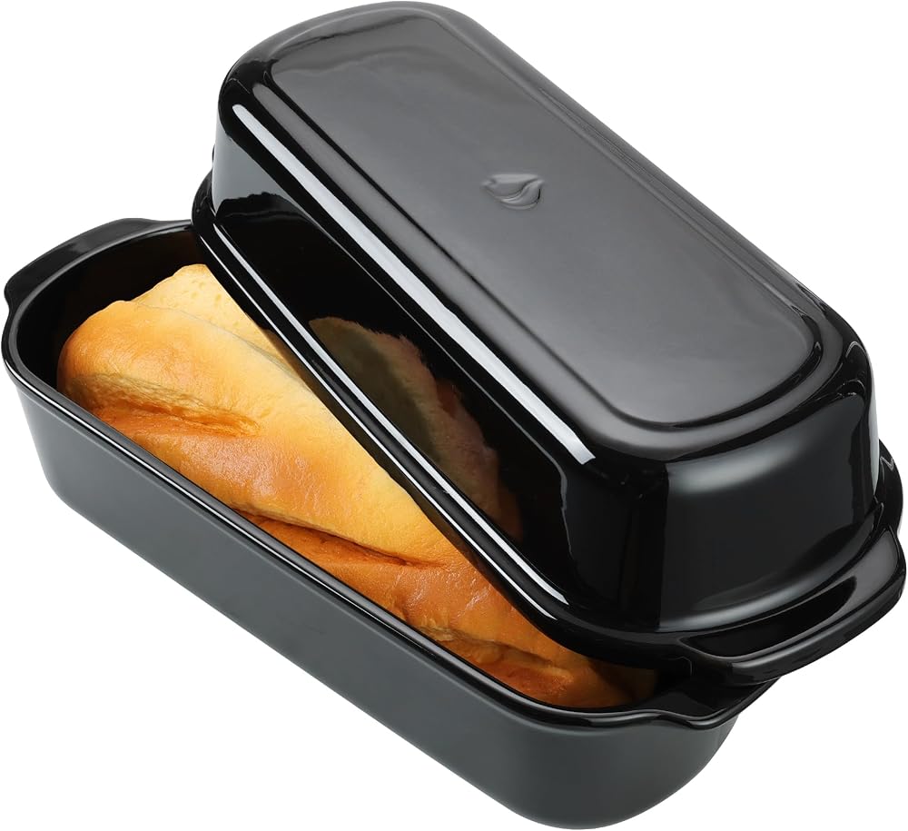 Brottopf aus Keramik – Backform für Toastbrot, 34 x 14 cm